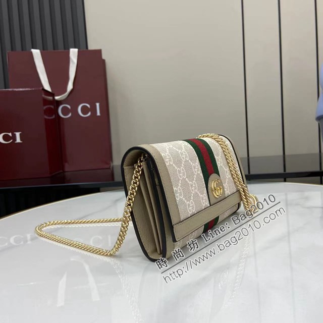Gucci專櫃古馳最新款Ophidia系列鏈條小挎包 jh2824型號：772309